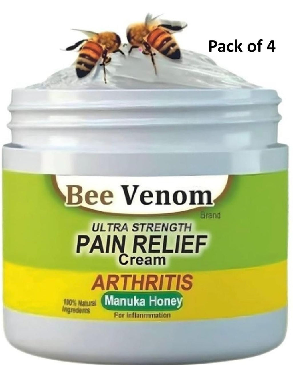 BeeGlow Pack of 4 – Natural Bee Venom Skincare Boost