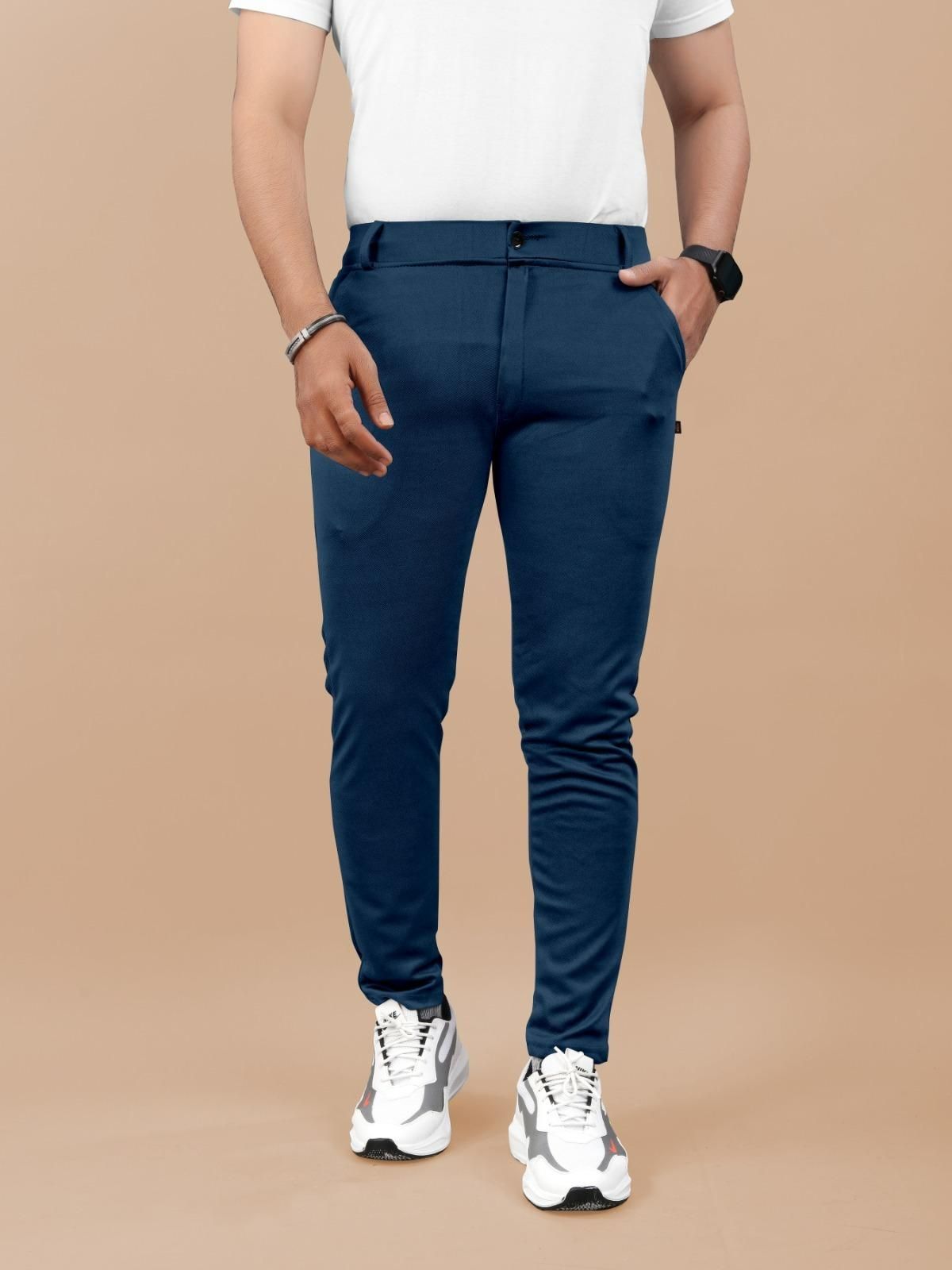 FlexiClass Men’s High Elasticity Classic Pants Pack (Set of 3)