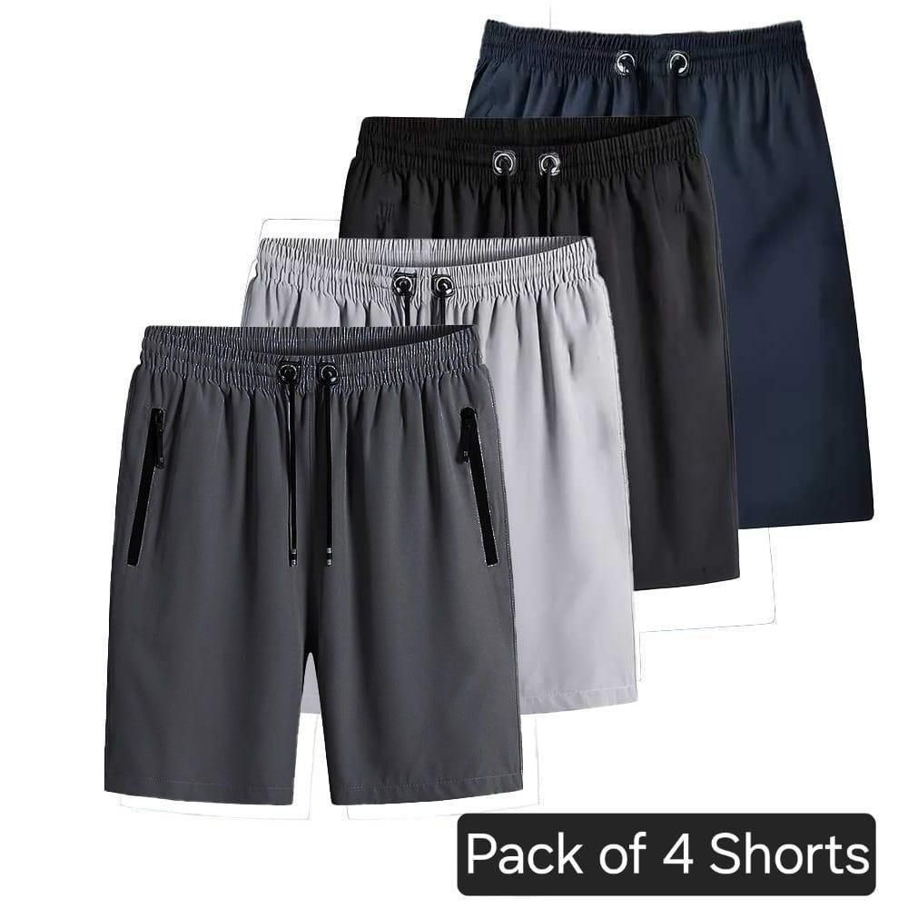 FlexCool Men’s Stretchable Cotton Shorts Combo (Pack of 3)