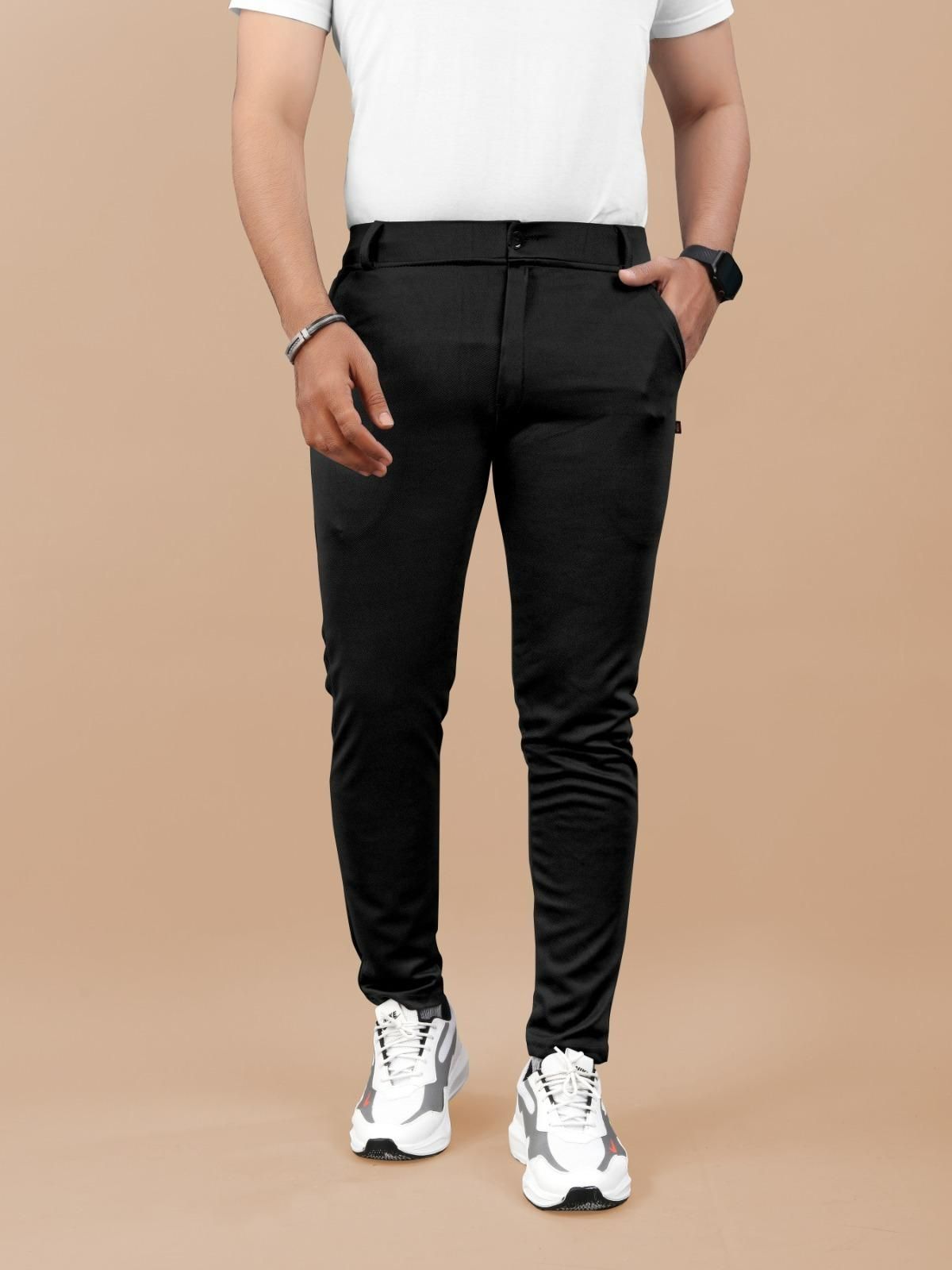 FlexiClass Men’s High Elasticity Classic Pants Pack (Set of 3)