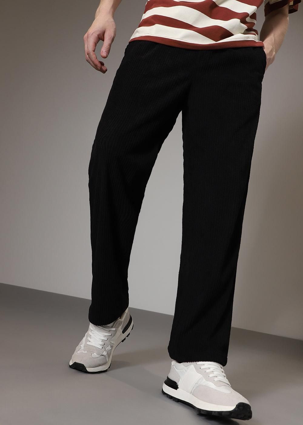 Combo of 2 Men's Caudray Fabric UrbanForm Men’s Caudray Fabric Stylish Pants Combo (Pack of 2) Pants