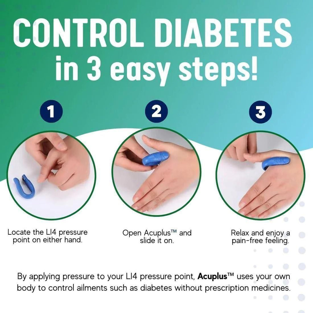 Acupressure Sugar Control Clip – Pack of 3 (LI4 Point Therapy)