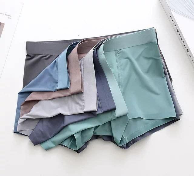 CoolFlex Men’s Ice Silk Breathable Boxers – Pack of 5