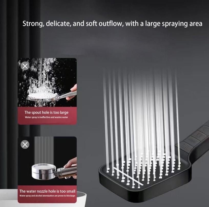 AquaSpa 7-Mode High-Pressure Large Shower Head