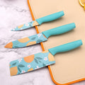 ChefMate 3-Piece Floral Design Stainless Steel Professional Kitchen Knife Set