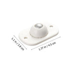 Adhesive Wheel-Mini Casters 360 Degree Rotation Self Adhesive Wheels Pulley (Pack of 1 , Pics 4)