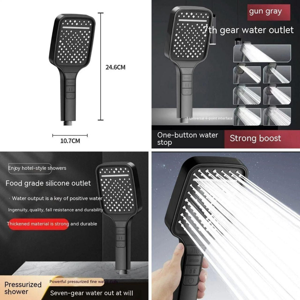 AquaSpa 7-Mode High-Pressure Large Shower Head