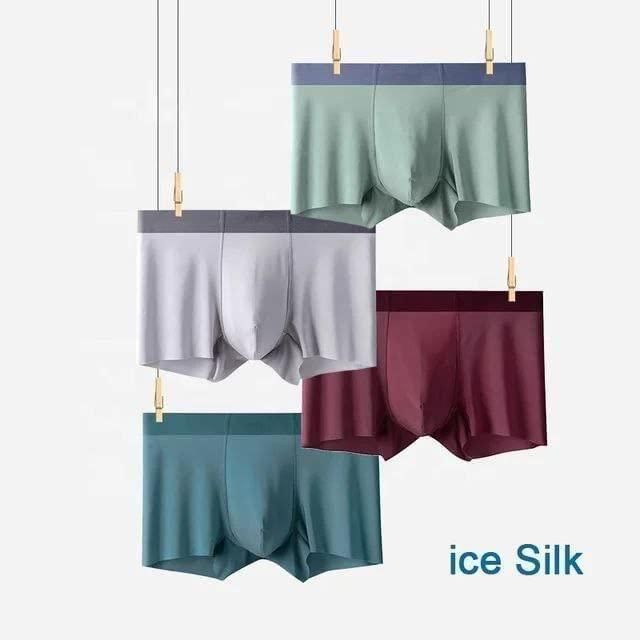 CoolComfort Men’s Ice Silk Briefs Boxers Pack (3 pcs)
